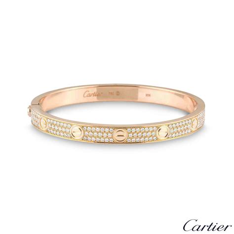 love bracelet diamond|cartier bracelet full diamond price.